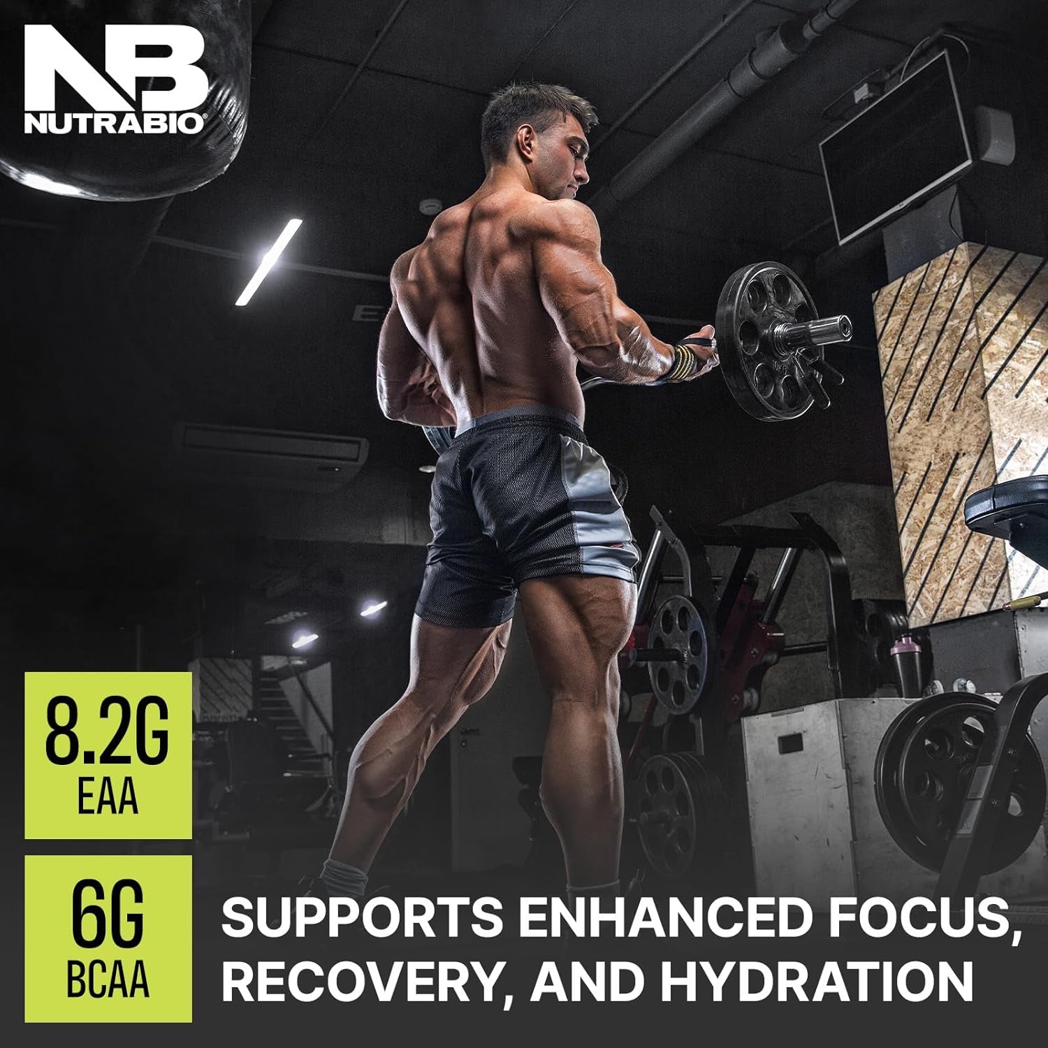 Alpha EAA - All-Day Amino Acids for Muscle Growth and Hydration - Essential Amino Acids with Nootropics & Adaptogens- Full Spectrum EAA BCAA Powder - 30 Servings - Cherry Lime Slush